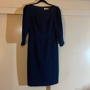 Eliza J navy blue work dress size 6